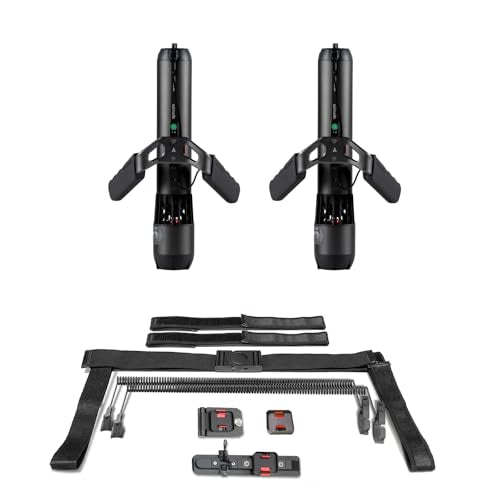 Subnado Underwater Scooter 2 Packs + Premium Accessories Pack with Leg mounting kit, Paddle Board Bracket and Cylinder Bra...