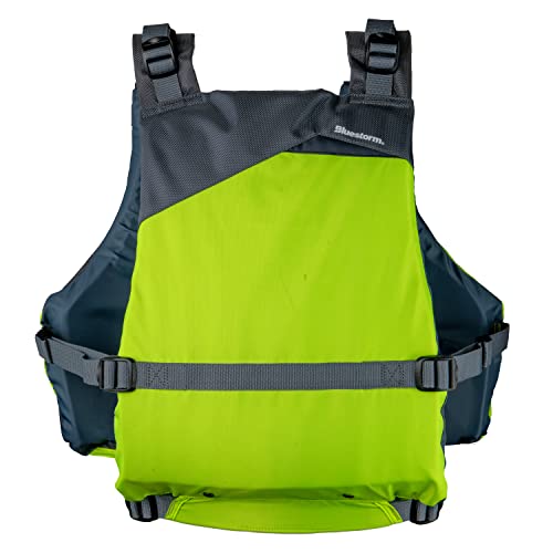 BLUESTORM Drift Kayak Life Jacket (PFD) | Fully Adjustable | Universal Sized | US Coast Guard Approved | for Kayaking, Pad...