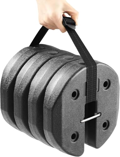ABCCANOPY Easy Canopy Weights with Lock Design for Wind Resistance, No Sliding, Stably Secure Tents, Canopies, and Umbrell...
