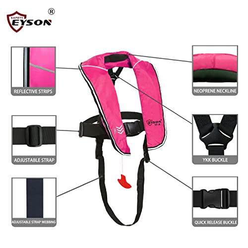 Eyson Inflatable Life Jacket Inflatable Life Vest for Child Classic Automatic