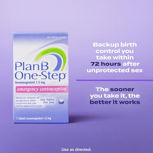 Plan B One-Step Emergency Contraceptive, 1.5 Mg (1 Tablet)