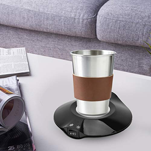 USB Drink Cooler Bed Warmer Beer Heater car Cup Holder and Cooling Coaster Electric Chiller Smart Cold Plate Coffee Tablet...