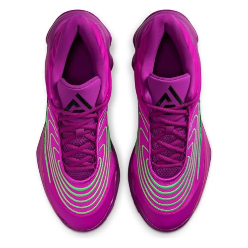 Giannis Immortality 4 Basketball Shoes (FQ3680-501, Hyper Violet/Green Strike/Bold Berry/Black) Size 11