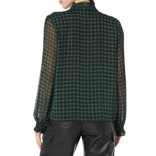 KARL LAGERFELD Women's Houndstooth Blouse
