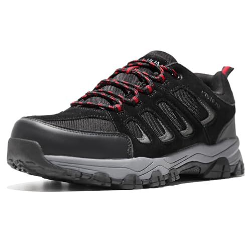 CIVHOM Men Breathable Outdoor Hiking Shoes, Comfortable Trekking Trail Sneakers for Walking & Adventures