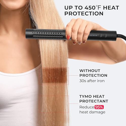 TYMO Heat Protectant Spray for Hair with Argan Oil for Styling Tools, Heat Protection Spray to Smooth & Hydrate, Natural C...