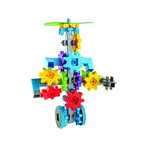 Learning Resources Gears! Gears! Gears! Flight Gears - 44 Pieces, Ages 4+, STEM Activities, Fine Motor Skills, Toddler Exp...