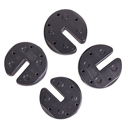US Weight 30 Pound Canopy Weight Set of 4 with No-Pinch Design - Easy Installation and Removal to Secure Tents, Canopies, ...