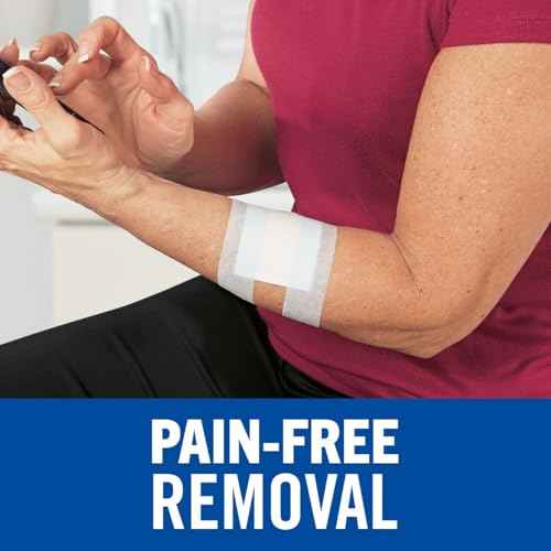 Nexcare Sensitive Skin Low Trauma Tape, 4 Count ? Gentle Adhesive Medical Tape for Fragile or Delicate Skin, Hypoallergenic & Latex-Free, Ideal for Post-Surgery Care, Pediatric Use, Frequent Changes