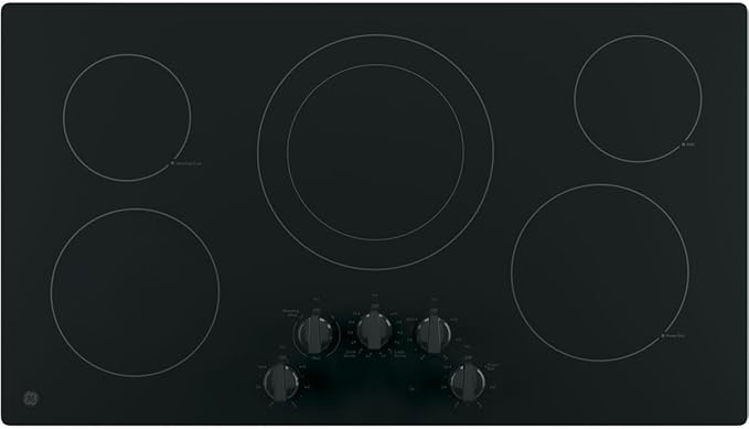 36" Electric Cooktop with 5 Elements, Smoothtop Style, Keep Warm Zone, Hot Surface Indicator, ADA Compliant, UL Safety Lis...