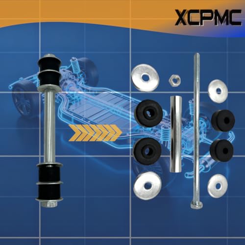 K700432 K700538 Front Stabilizer Sway Bar Link Kit - Fits 2007-2020 Chevy Silverado 1500 Avalanche Tahoe Suburban, GMC Sie...