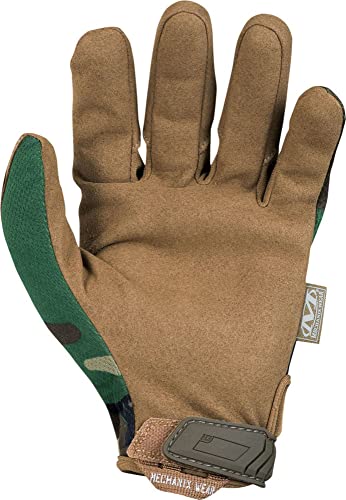Mechanix Wear - Original Woodland Camo Tactical Gloves (Large, Camouflage) (MG-77-010)