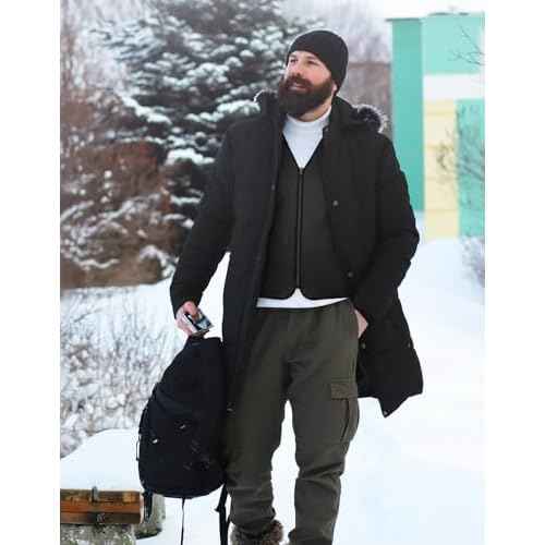 KEMIMOTO Heated Vest for Men, Electric Warming Vest for Hunting & Winter Sports (Battery Not Included)