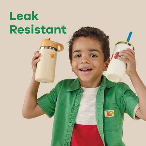 Hydro Flask Kids Water Bottle and Tumbler Bundle Set for School - Stainless Steel and Insulated with Straw Cap - 12 Oz World of Eric Carle¢â Caterpillar