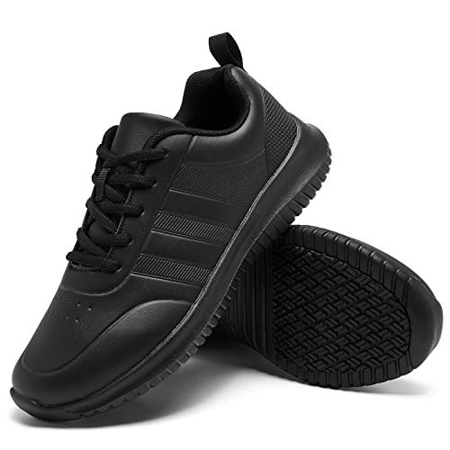 ENLEN&BENNA Food Service Shoes Slip Resistant Shoes for Women Nursing Shoes Comfortable Lightweight Non Slip Work Shoes fo...