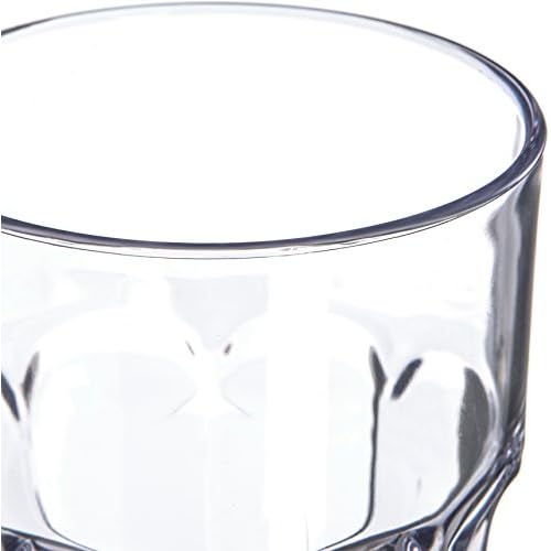 Carlisle FoodService Products Louis Tall Tumbler for Restaurants, Catering, Kitchens, Plastic, 32 Ounces, Clear, (Pack of 24)