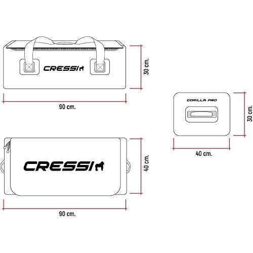 Cressi Waterproof Bag for Scuba and Freediving Equipment - Large & Roomy Bag: 135 Liters Capacity | Gorilla Pro XL