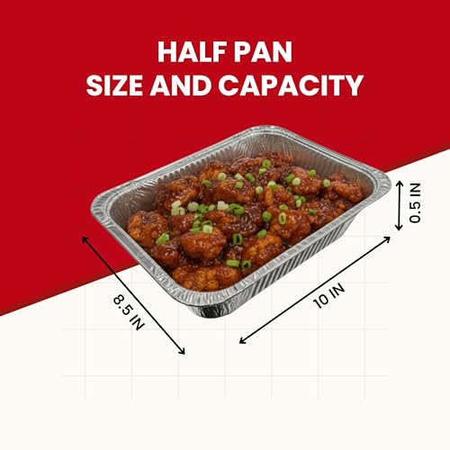 Lava Gel Self-Heating Buffet Kit – Flameless Food Warmer Set for Parties – Includes 4 Trays, 4 Half-Size Heat Pads & Foil ...