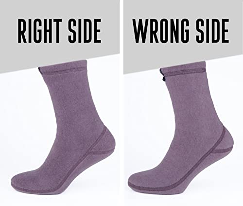 CheshKit Cozy Warm Boot Liner Socks - Hiking Outdoor Sport - Polartec Fleece Winter Socks