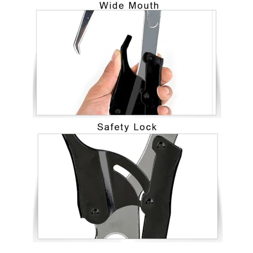 YERGOFE 25KN Climb Snap Clip Hooks - 1Pcs - Heavy Duty Snap Hook for Climbing