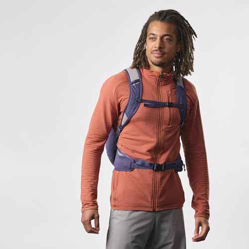 Salomon Unisex Trailblazer 20, Hiking & Trekking Backpack, 20-Liter - Mazarine Blue/Ghost Gray