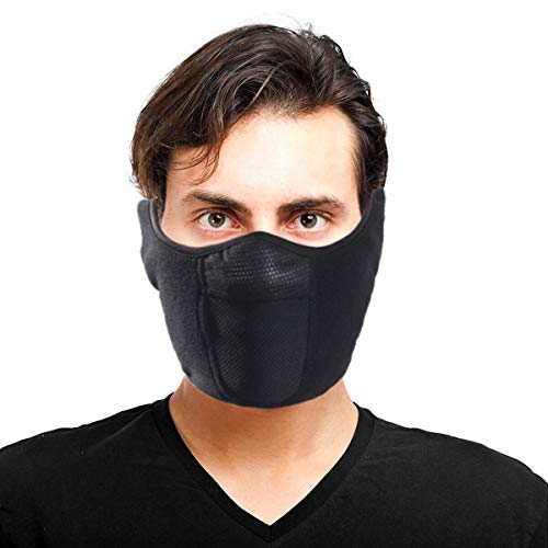 Balaclava Half Face Mask Adjustable Fastener Windproof Men Women for Skiing Snowboarding Motorcycling Winter Face Mask Out...