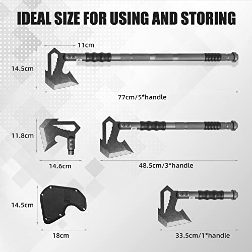 ZUNE LOTOO Axe Head for Tactical Shovel, ZLA Hatchet Accessories for Annihilate F-a3 Survival Shovel 2023 (No Handle)