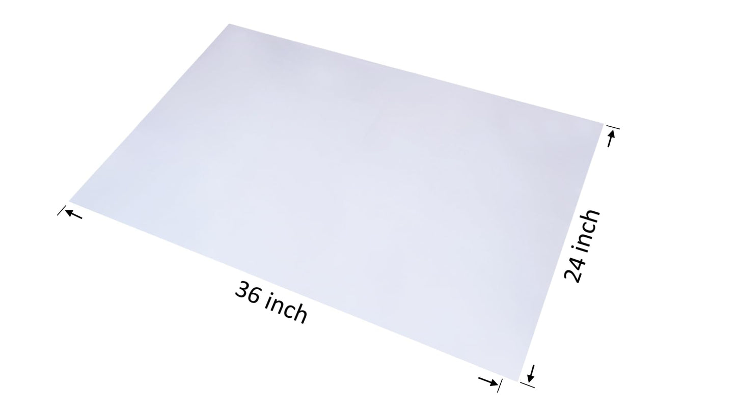 Wowfit 10 CT 24x36 Inch Clear Plastic Flat Open Poly Bags, 1.6 Mil Food-Grade – Great for Bread Proofing, Posters, Blueprints, Artwork, Canvas, Cushions, Furniture Covers, and More