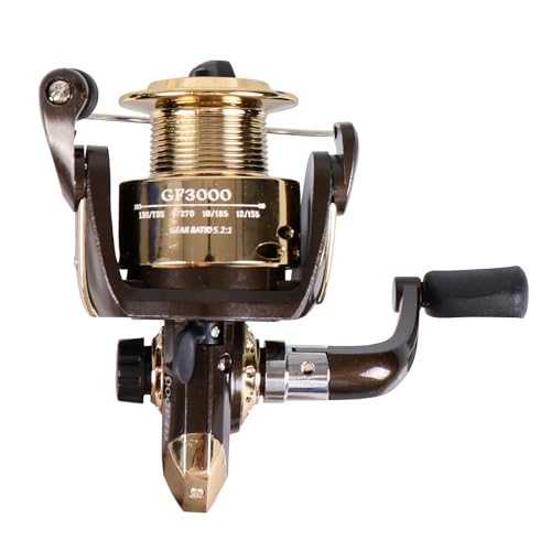 Spinning Fishing Reel for Freshwater Saltwater Fishing, Anti-Reverse with Front-Adjustable Drag