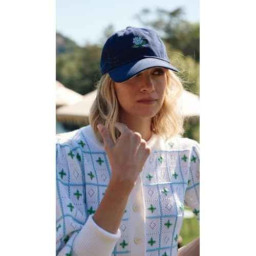 RIFLE PAPER CO. Women's Baseball Hat, 7" Brim, Classic Six-Panel Print Cap with Adjustable Strap, One Size Fits All