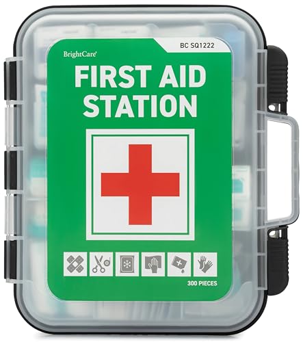 Large Wall Mountable & Portable First Aid Kit Cabinet for Business, Office, School, Warehouse & Workplace Safety – OSHA Co...