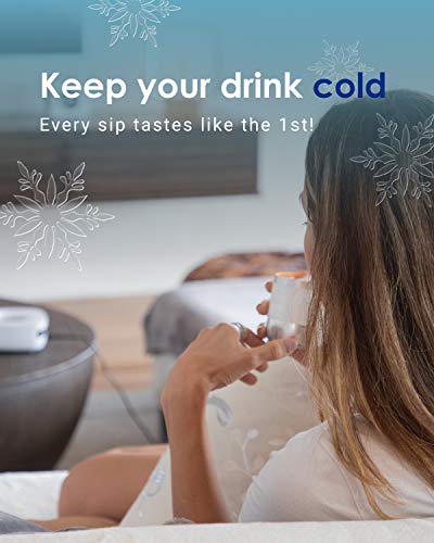 Allocacoc Cup Cooler, Instant Cold Panel Keep Your Cold Drink Cool, Beverage Cooling Device, Electric Ice Bucket, Wine Dri...