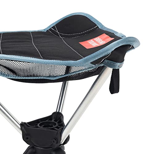 GRAND TRUNK Compass 360° Swivel Camping Stool – Ultra-Light, Foldable & Rotating Travel Chair – Compact & Durable for Outd...