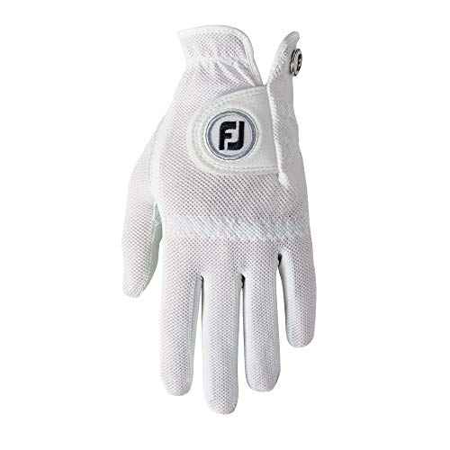 FootJoy Women's StaCooler Golf Glove, Pearl Small, Worn on Right Hand