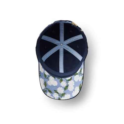 RIFLE PAPER CO. Women's Baseball Hat, 7" Brim, Classic Six-Panel Print Cap with Adjustable Strap, One Size Fits All
