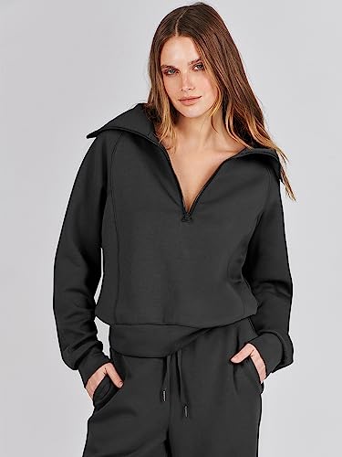 ANRABESS Women 2 Piece Outfits 2025 Fall Fashion Airport Wide Leg Pants Lounge Set Leisure Travel Vacation Clothes Sweatsuits