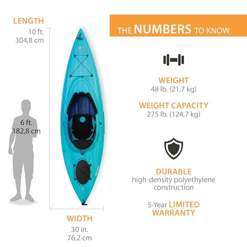 Lifetime Guster Sit-in Kayak, 10'