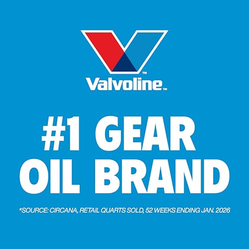 Valvoline Flexfill SAE 75W-140 Full Synthetic Gear Oil 1 QT, Case of 4