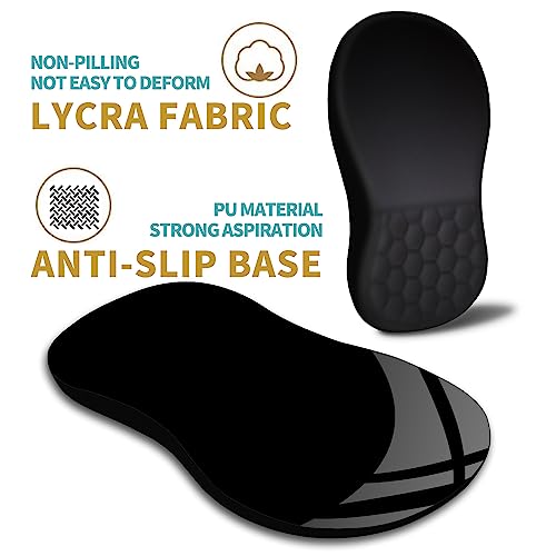 Hokafenle Ergonomic Mouse Pad Wrist Support with Massage Design, Wrist Rest Pain Relief Mousepad with Memory Foam&Non-Slip...