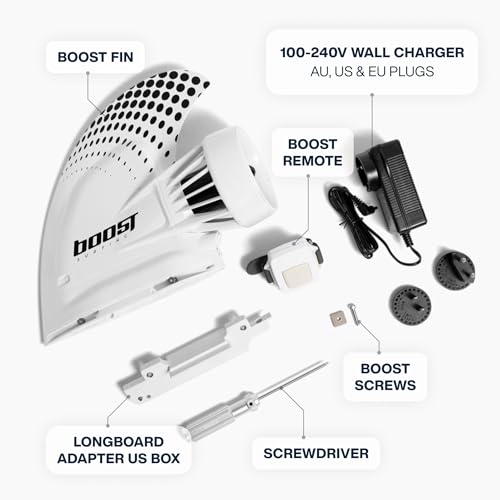 Boost Surfing Fin - Electric Motor for Surfboards, SUPs and Kayaks. Lightweight, Compact, and Shockingly resistant Electri...