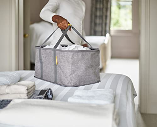 Joseph Joseph Hold-All - Collapsible Folding 35L/9.2 Gallon Washing Laundry Basket Bag, Durable Fabric, Moisture Resistan...