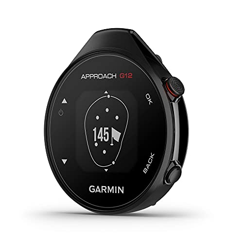 Garmin Approach G12 (Renewed), Clip-on Golf GPS Rangefinder, 42k+ Preloaded Courses, 010-02555-00