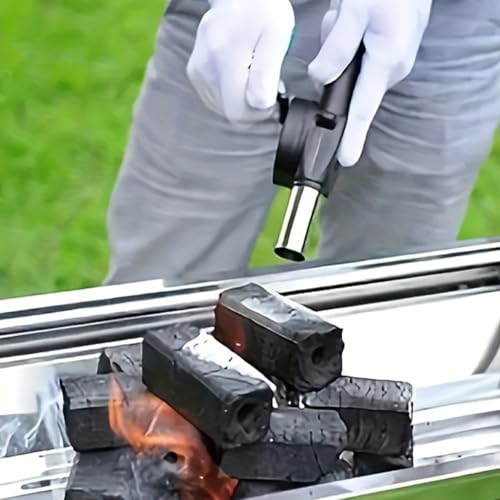 Fireplace Bellows Hand Crank Air Blower Portable Manual Bellow for Outdoor Barbecue Grill Stove Picnic Hiking Camping Camp...