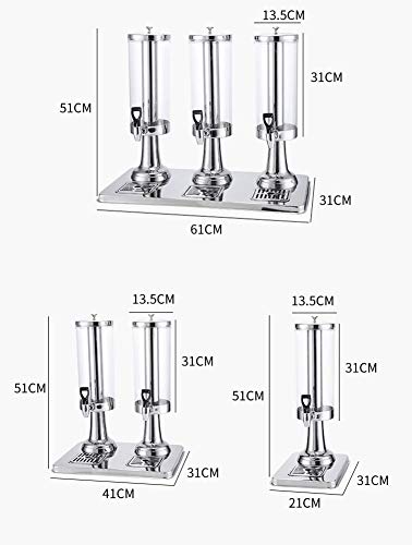 Juice Dispenser Commercial Beverage Dispenser, Drink Dispenser Heavy Duty Cold Juice Drink Single Bowl Juicer Dispenser St...