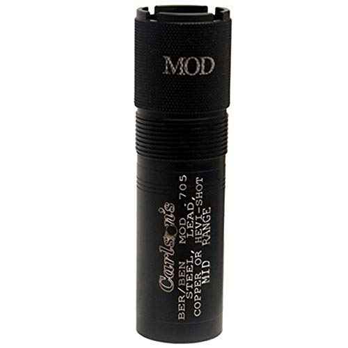 Carlsons Choke Tubes 12 Gauge Compatible for Beretta Benelli Mobil | Blued Steel | Delta Waterfowl Extended Choke Tube | Made in USA