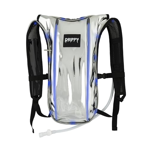 LED Hydropack Rave Hydration Backpack – Festival, Hiking, & Running for Women & Men - 2 Liter Leakproof Bladder – Anti-The...