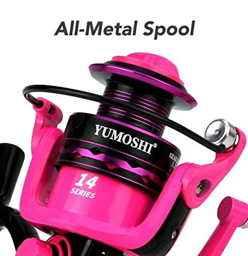GaiRen Fishing Spinning Reel Gear Ratio 5.2:1 Lightweight Left/Right Hand Interchangeable Ultra Smooth Powerful 2000, 300...