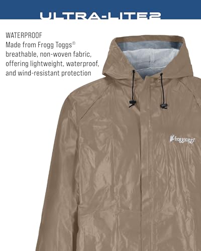 FROGG TOGGS Men's Ultra-lite2 2-Layer Waterproof Breathable Rain Jacket