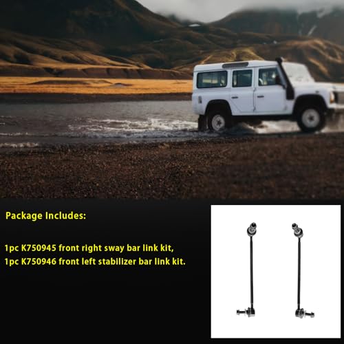 HHCM 2pc Front Sway Bar Link Kit K750945 K750946 for Subaru Crosstrek 2018 2019 2020 2021 2022, Suspension Stabilizer Bar ...