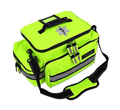 Lightning X Products Lightning X Mid-Sized First Responder EMT Bag | LXMB25 Fully Stocked Aid Kit w/ 200+ BLS Supplies - F...